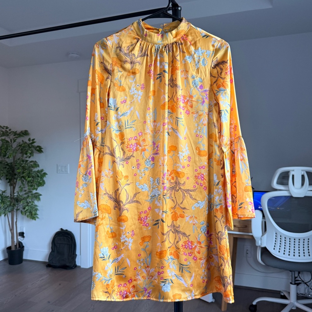Floral Yellow Dress